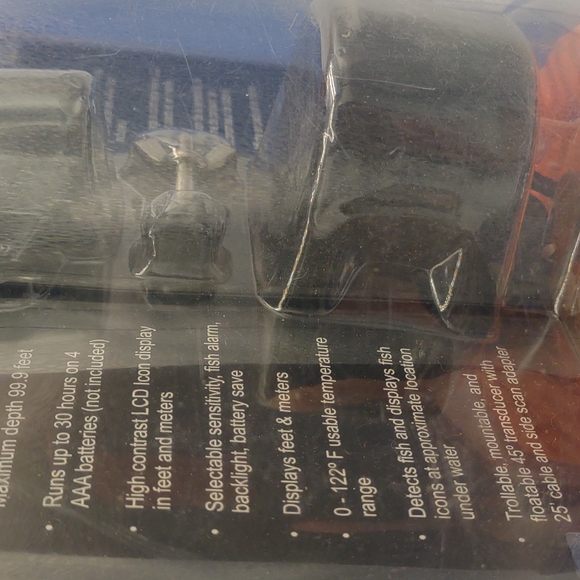 Zebco fish finder zf200 portable handheld fishing fisherman detect underwater - Picture 15 of 15